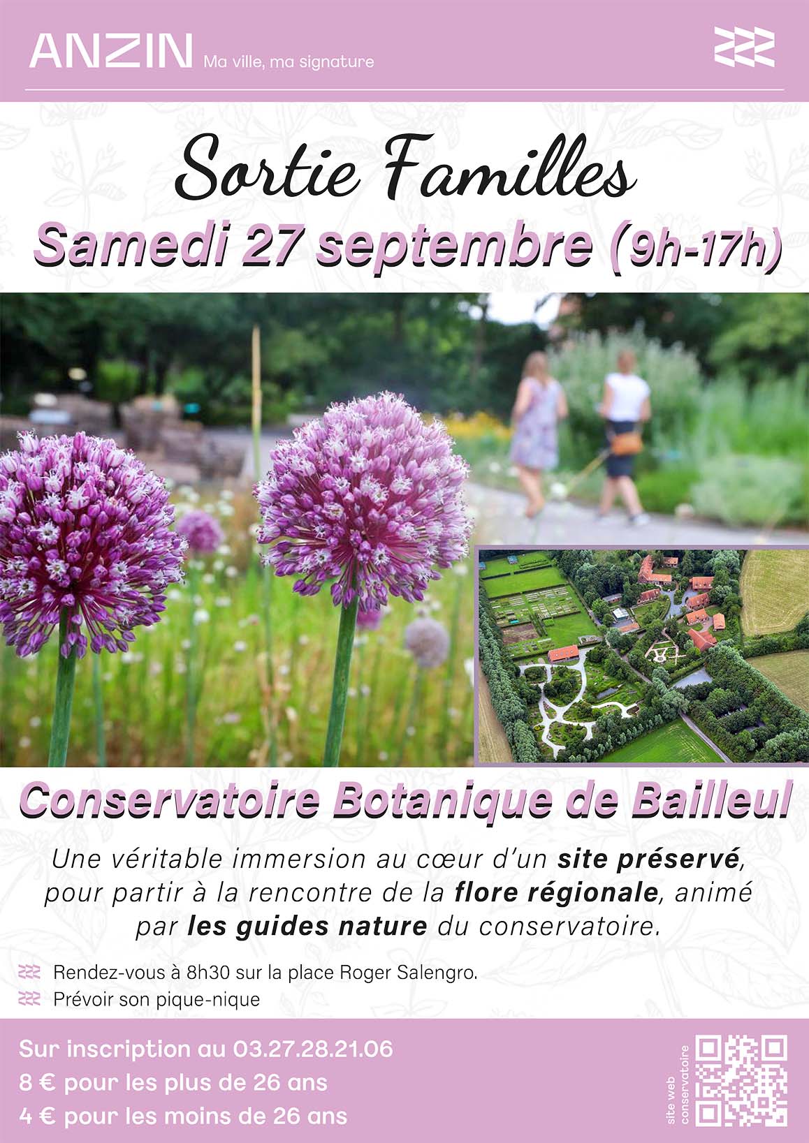 Sortie familles au conservatoire Botanique de Bailleul